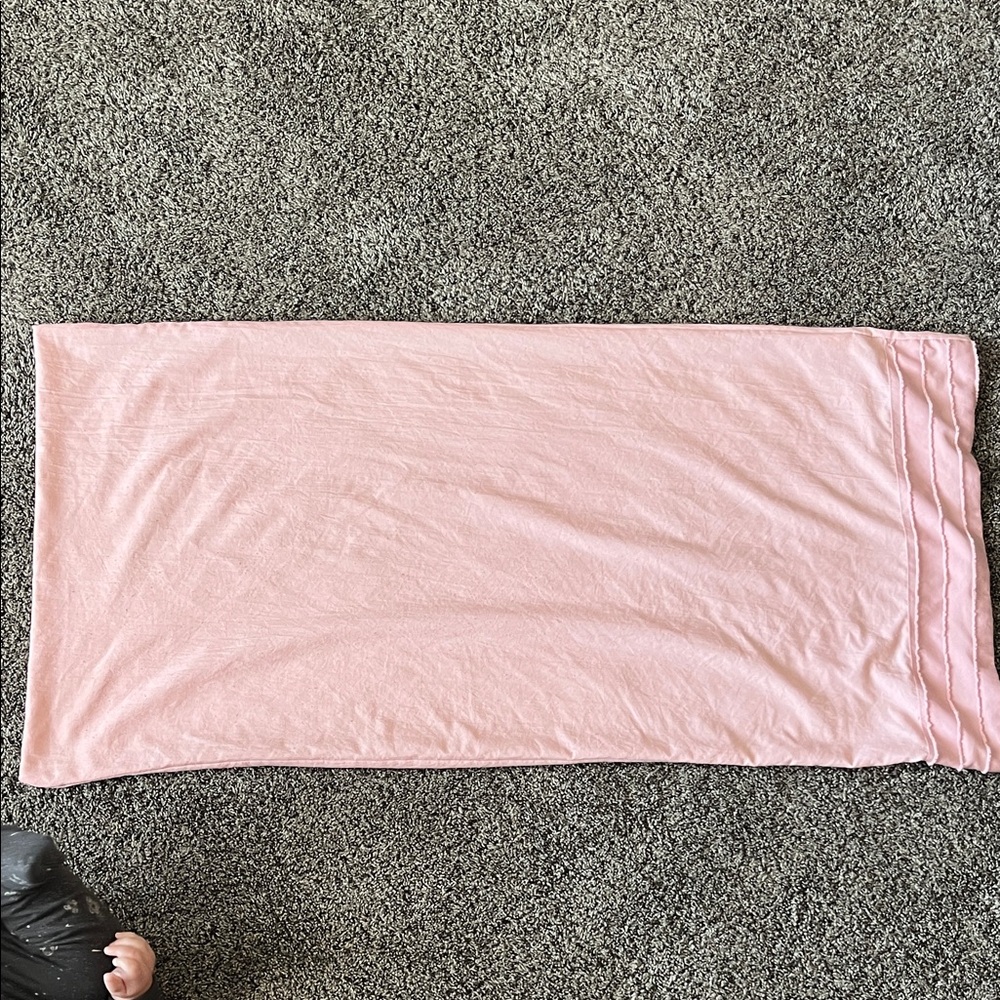 King sized pink pillow case